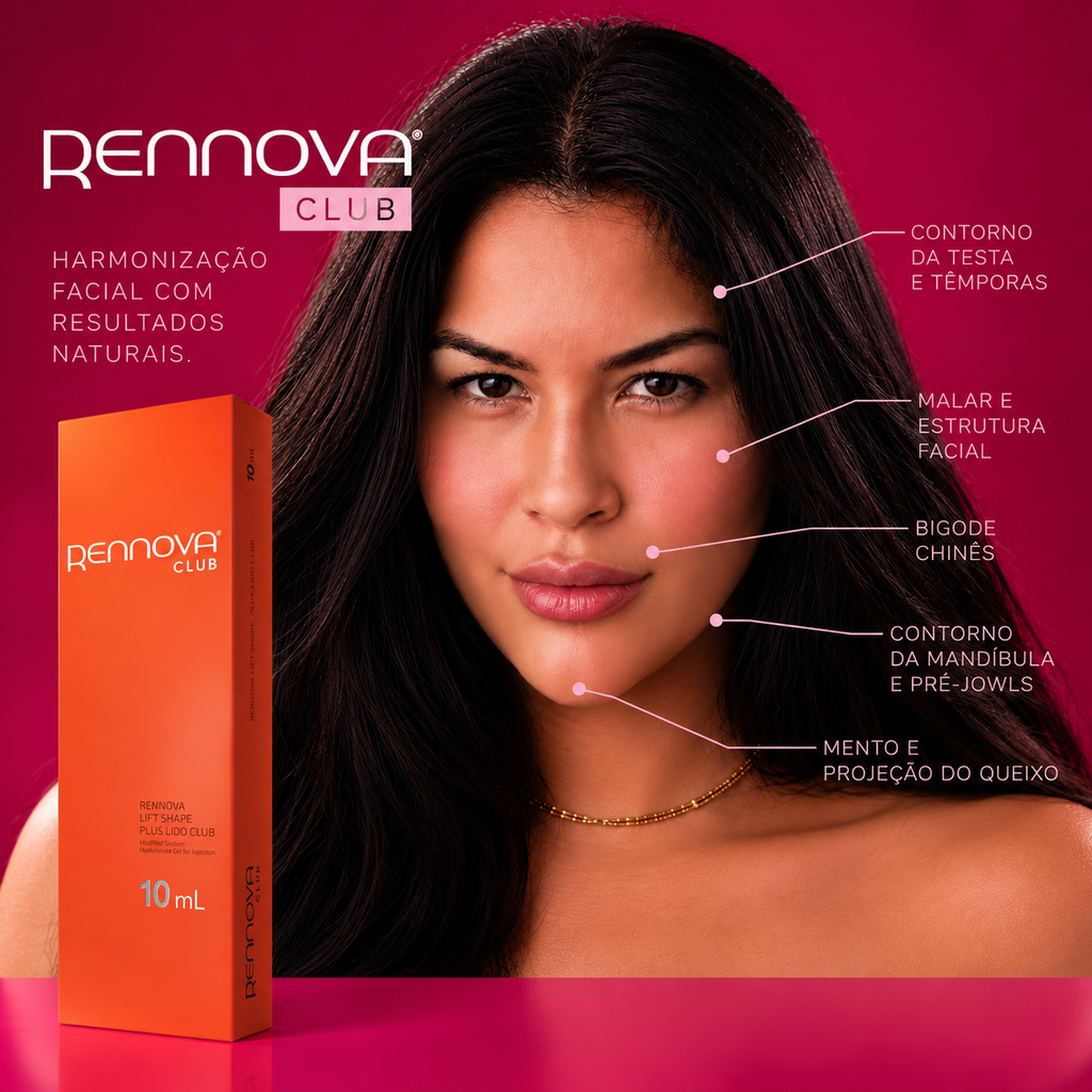 Harmonização Facial Rennova 10 ml com Anestesia