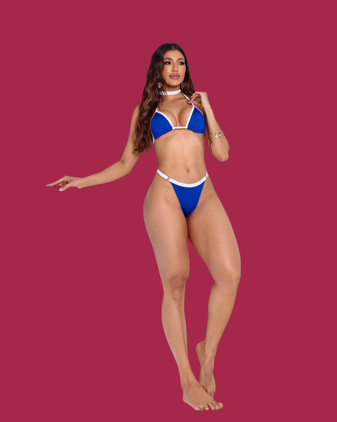 Biquini Fita Rosa