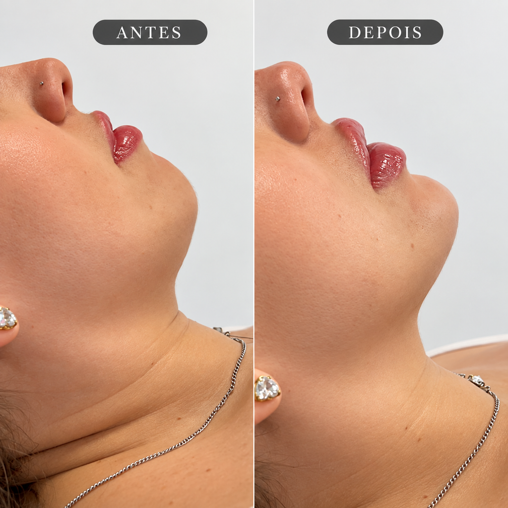 Preenchimento de Mento Restylane Shaype com Anestesia