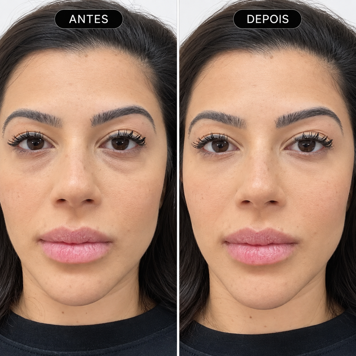 Preenchimento de Olheira Restylane com Anestesia