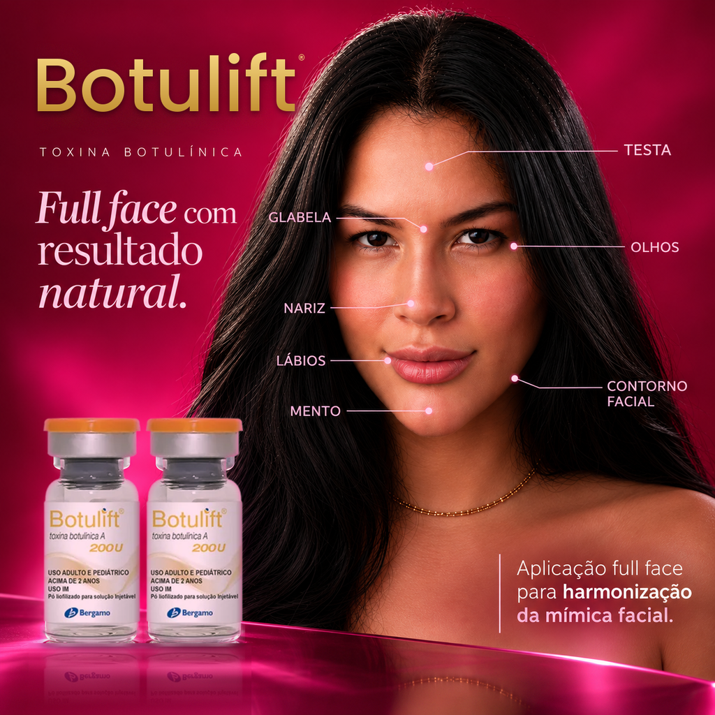 Toxina Botulínica 50 UI para Linhas de Expressão - Botulift